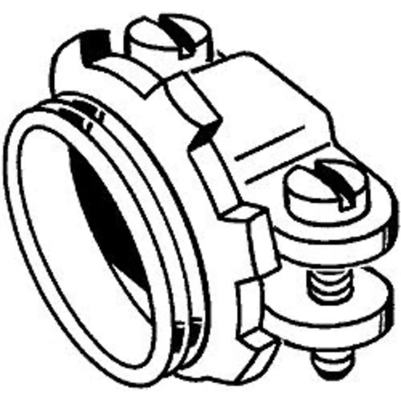 UF Cable Connector, 1-1/2", 1/0 - 2/0 AWG, Die Cast Modern
