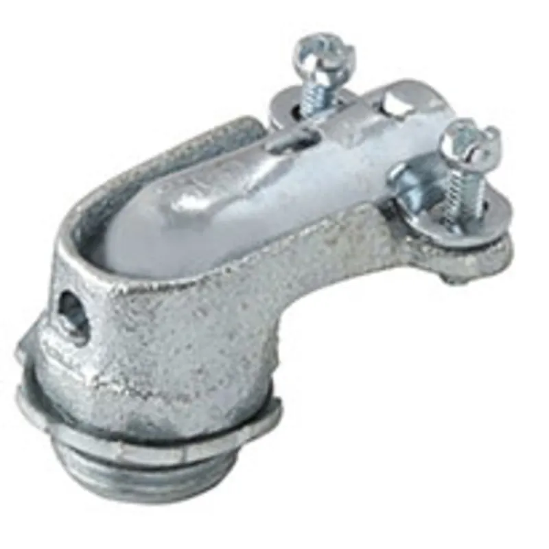 Flex Connector, 90°, Squeeze, 3/8", Malleable Trusted Brand