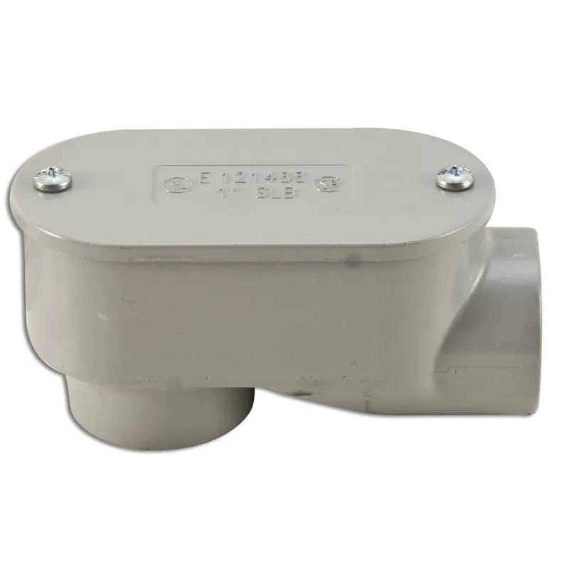 Best Choice Conduit Body, Type SLB, 1/2", Cover/Gasket, Aluminum