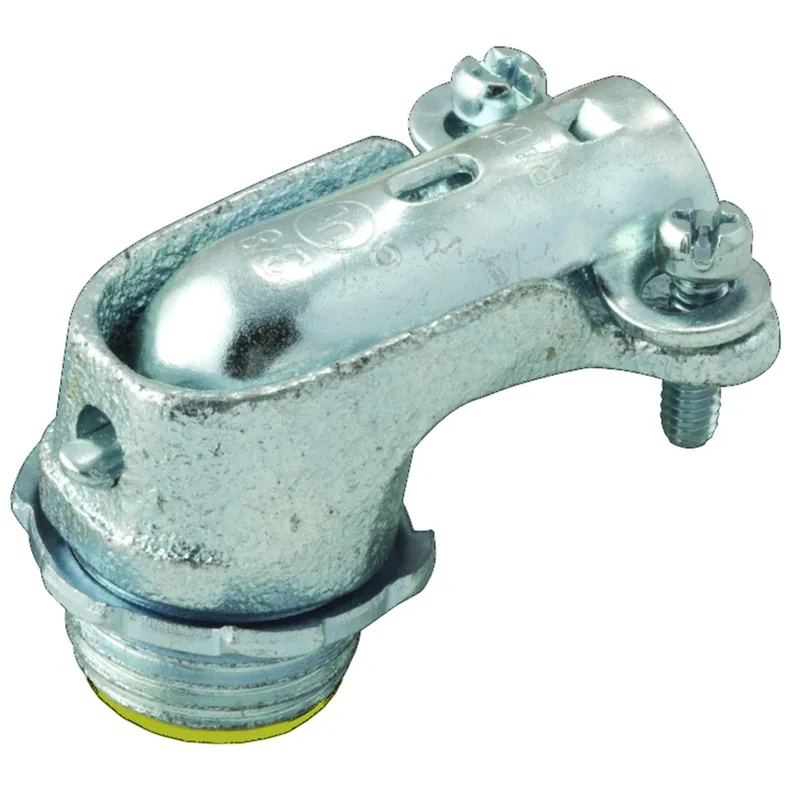 Connector Flx Ac/mc 90° Squeeze Ins 1" ts Irn Save Now