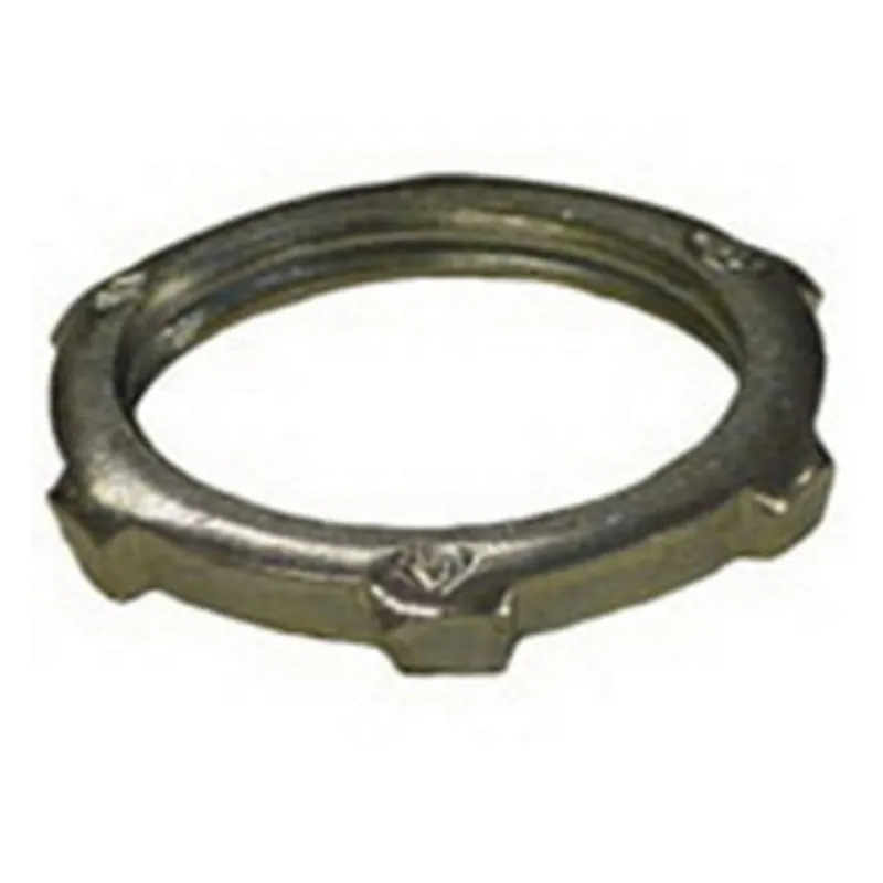 Markdown Conduit Locknut, Steel, 2"