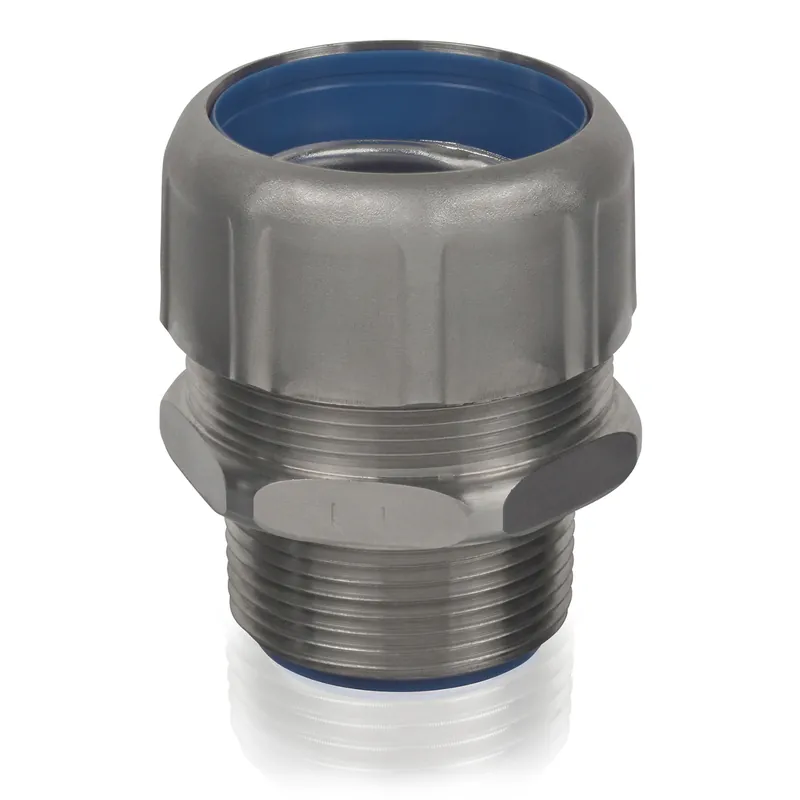Super Sale Insulated NPT Thread Standard Straight Conduit Connector, Dura Plate