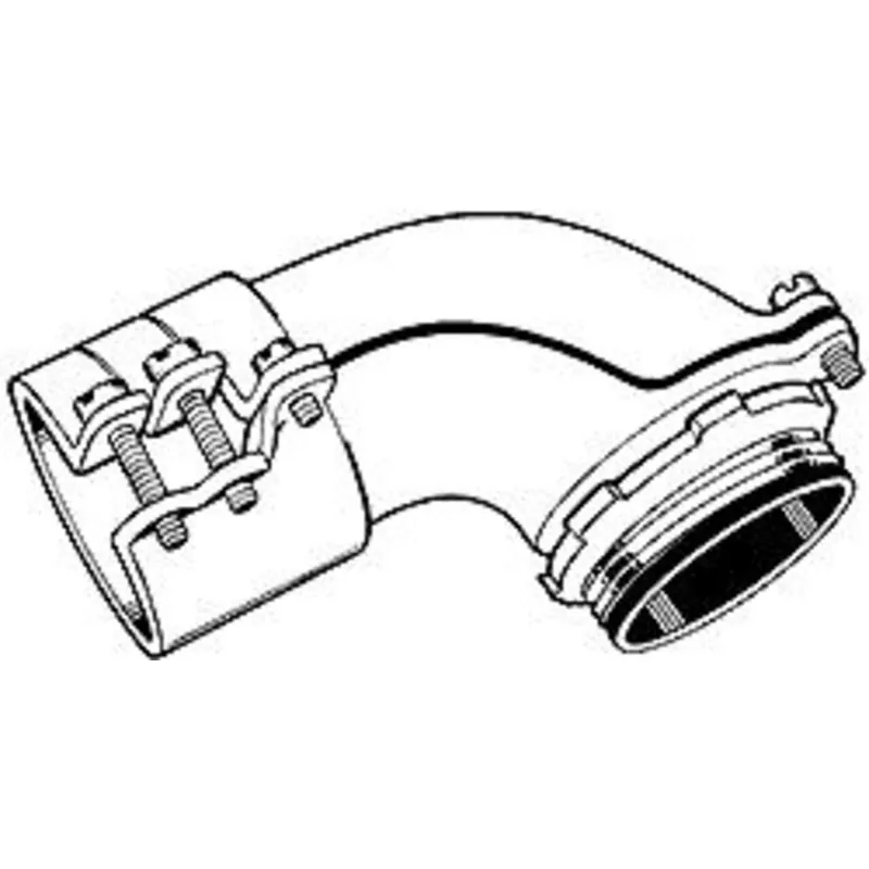 Free Delivery Connector Flx Ac/mc 90° Squeeze Ins 2" ts Irn