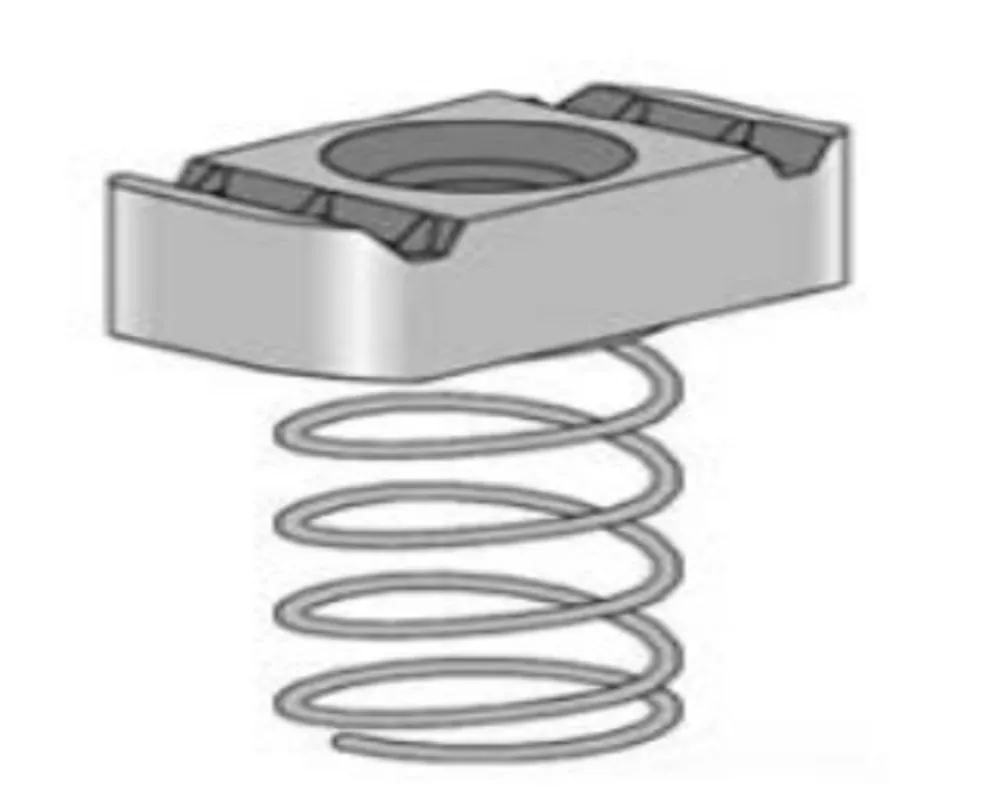 Spring Channel Nut, Size 1/2"-13, Stainless Steel Free Delivery
