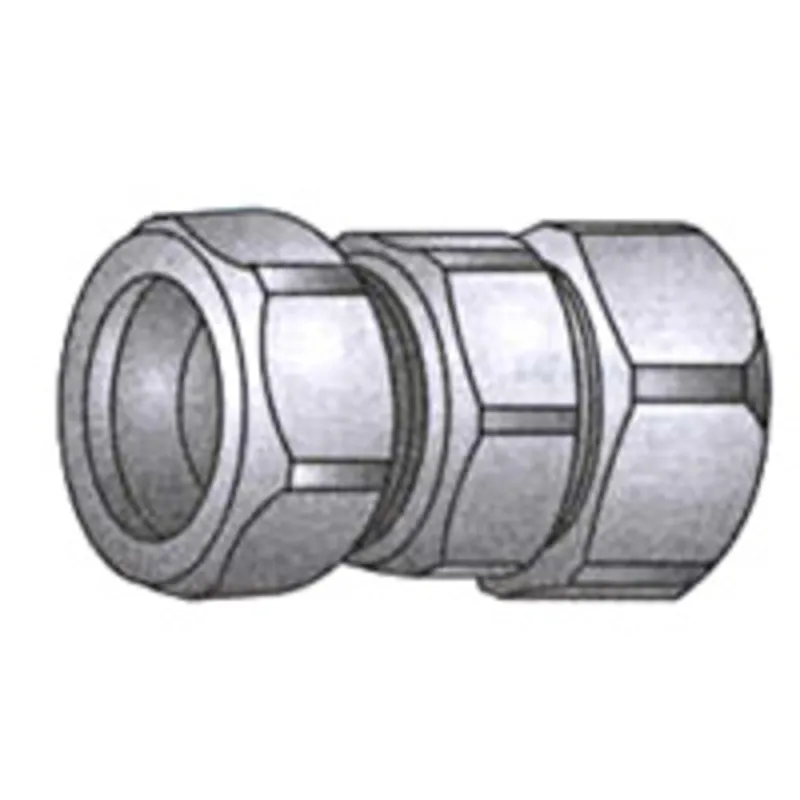 Instant Buy Rigid Compression Coupling, 1-1/2", Malleable